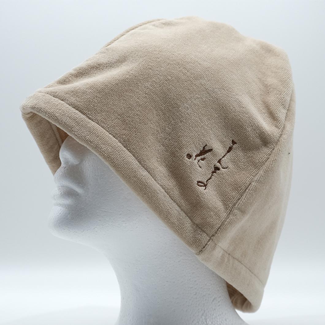 【SU-02】まんさくの花 サウナハット ベージュ【包装・熨斗×】