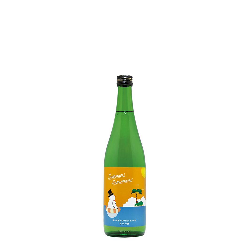 【限定品】純米吟醸一度火入れ原酒 まんさくの花 Summer Snowman 720ml