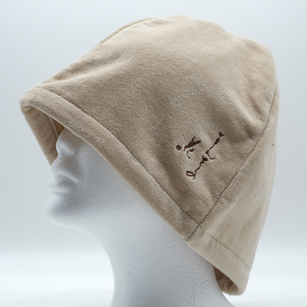 【SU-02】まんさくの花 サウナハット ベージュ【包装・熨斗×】