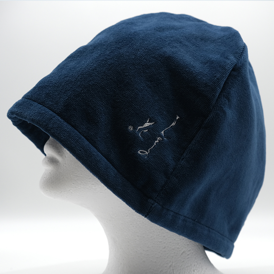 【SU-01】まんさくの花 サウナハット ネイビー【包装・熨斗×】