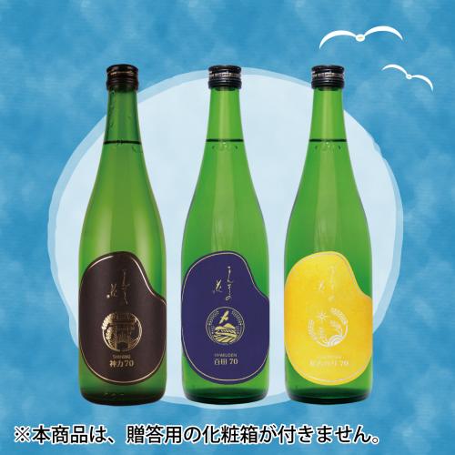 【GS-04】純米酒飲み比べセット（箱なしご自宅用） 720ml×3【包装不可】